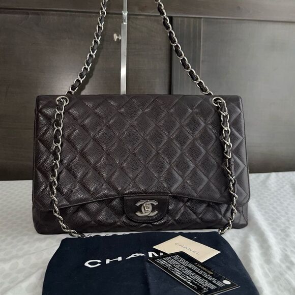 Chanel JUMBO- CAVIAR DOUBLE FLAP - Picture 2 of 16